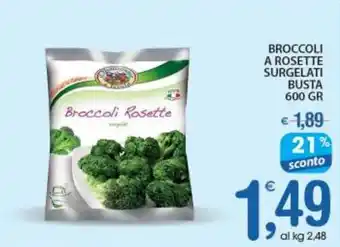 BROCCOLI A ROSETTE SURGELATI BUSTA 600 GR