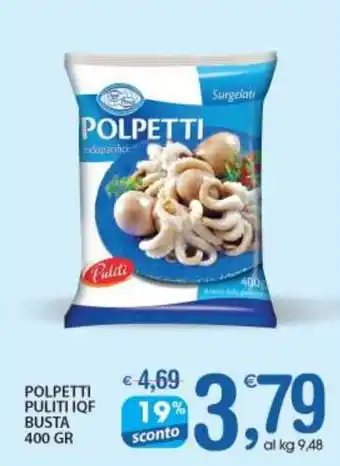 Qui Discount POLPETTI PULITI IQF BUSTA 400 GR offerta