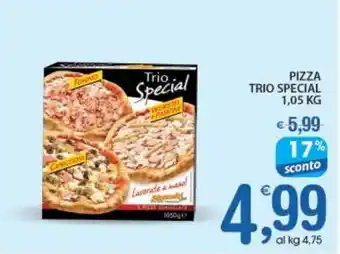 Qui Discount PIZZA TRIO SPECIAL 1,05 KG offerta
