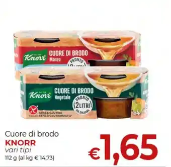 Supermercati Nonna Isa Cuore di brodo KNORR vari tipi 112 g offerta