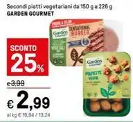 Iper La Grande Secondi piatti vegetariani da 150 g a 226 g GARDEN GOURMET offerta