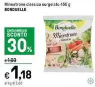 Iper La Grande Minestrone classico surgelato 450 g BONDUELLE offerta
