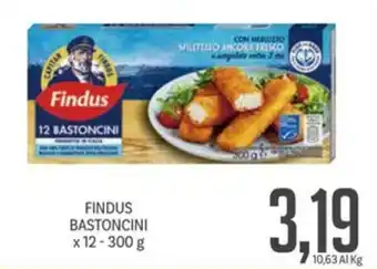 Supermercati Piccolo FINDUS BASTONCINI x 12-300 g offerta