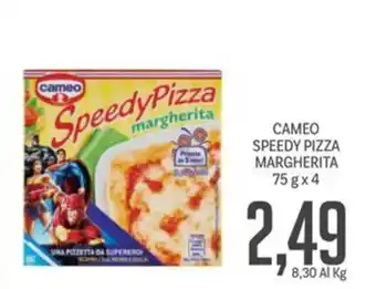 Supermercati Piccolo CAMEO SPEEDY PIZZA MARGHERITA 75 g x 4 offerta