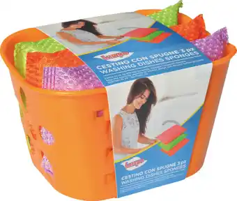 MD Discount Cestino con spugne offerta