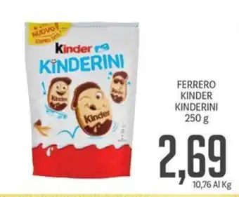 Supermercati Piccolo FERRERO KINDER KINDERINI 250 g offerta