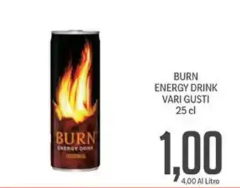Supermercati Piccolo BURN ENERGY DRINK VARI GUSTI 25 cl offerta