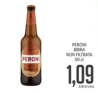 Supermercati Piccolo PERONI BIRRA NON FILTRATA 50 cl offerta