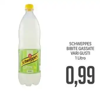 Supermercati Piccolo SCHWEPPES BIBITE GASSATE VARI GUSTI 1 Litro offerta