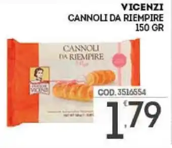Vicenzi Cannoli da Riempire 150gr