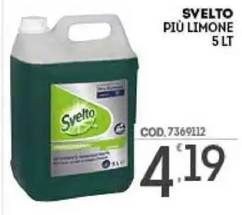 Eurocash Svelto Più Limone 5lt offerta