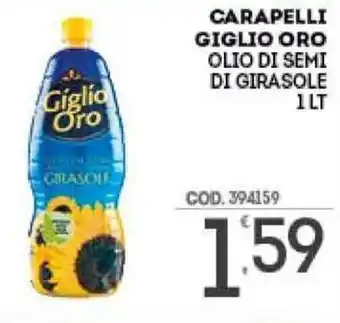 Eurocash Carapelli Giglio Oro Olio di Semi di Girasole 1lt offerta
