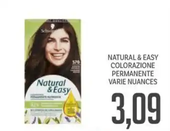 Supermercati Piccolo NATURAL & EASY COLORAZIONE PERMANENTE VARIE NUANCES offerta