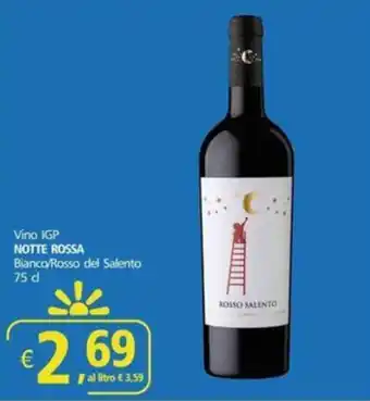 Alter Discount Vino IGP NOTTE ROSSA Bianco/Rosso del Salento 75 cl offerta