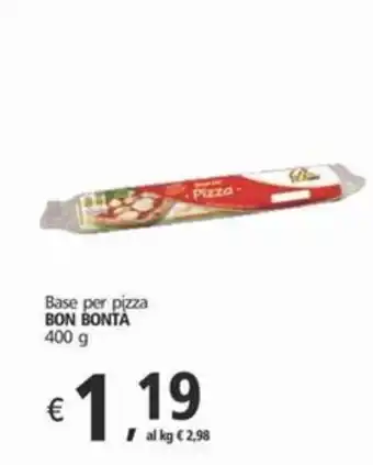 Alter Discount Base per pizza BON BONTA 400 g offerta