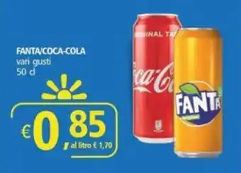Alter Discount FANTA/COCA-COLA vari gusti 50 cl offerta