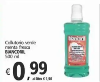 Collutorio verde menta fresca BIANCORIL 500 ml