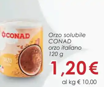 Conad City Orzo solubile CONAD orzo italiano 120 g offerta