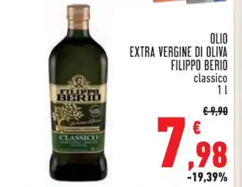 Conad City OLIO EXTRA VERGINE DI OLIVA FILIPPO BERIO classico 1 L offerta