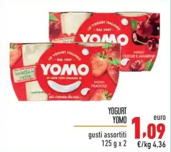 YOGURT YOMO gusti assortiti 125 g x 2