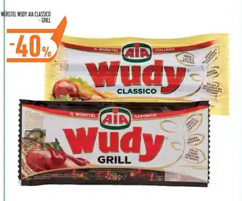 Maxi Supermercati WÜRSTEL WUDY AIA CLASSICO - GRILL offerta
