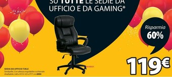 JYSK Sedia Da Ufficio Tjele offerta
