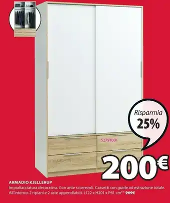 JYSK Armadio Kjellerup offerta