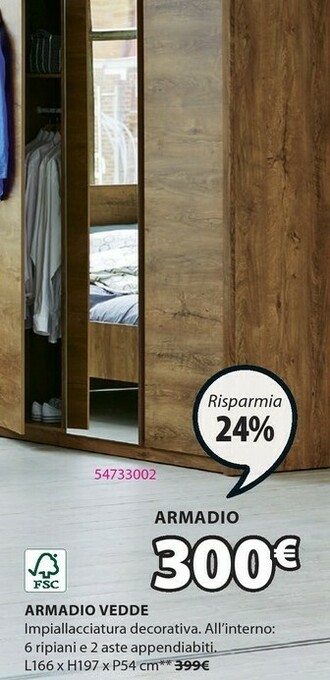 JYSK Armadio Vedde offerta