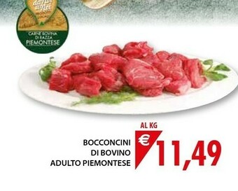 Mercatò Bocconcini Di Bovino Adulto Piemontese offerta