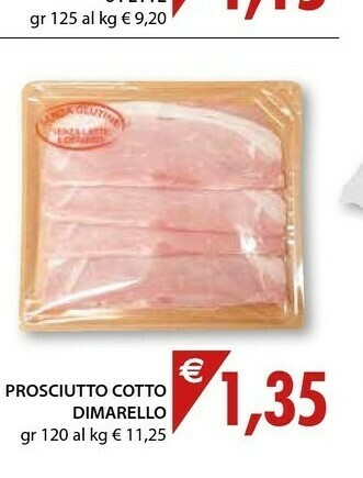 Mercatò Dimarello Prosciutto Cotto offerta
