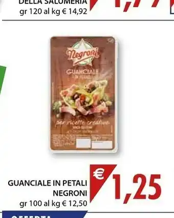 Mercatò Negroni Guanciale In Petali offerta