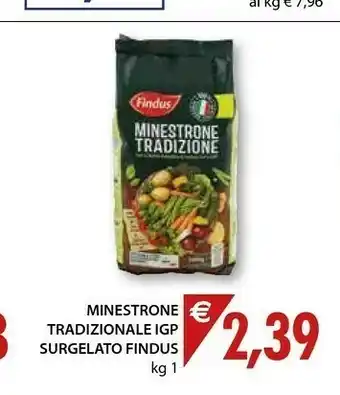 Mercatò Findus Minestrone Tradizionale Igp Surgelato offerta