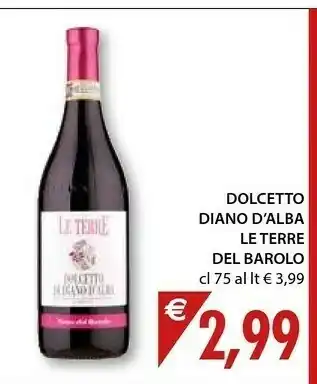 Mercatò Le Terre Del Barolo Dolcetto Diano D'Alba offerta