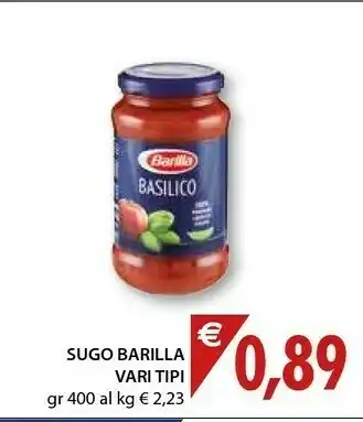 Mercatò Barilla Barilla - Basilico 400 g(ml) offerta