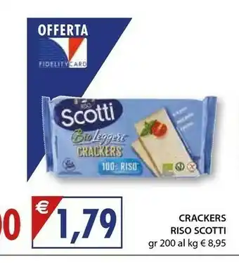 Mercatò Scotti Crackers Di Riso Bio 200 G(ml) offerta
