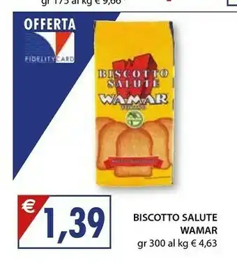Mercatò Wamar Biscotto Salute 300 G(ml) offerta