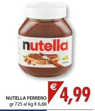 Mercatò Ferrero Nutella offerta