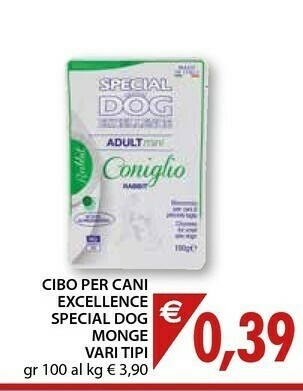 Monge Cibo Per Cani Excellence Special Dog