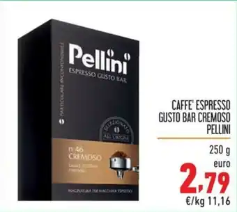 CAFFE' ESPRESSO GUSTO BAR CREMOSO PELLINI 250 g