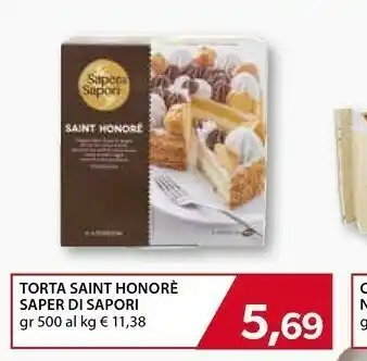 Mercatò Local Saper di sapori Torta Saint Honore offerta
