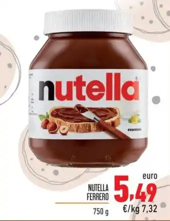 Maxi Supermercati NUTELLA FERRERO 750 g offerta