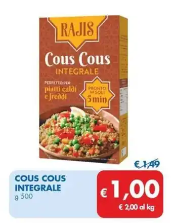 COUS COUS INTEGRALE g 500