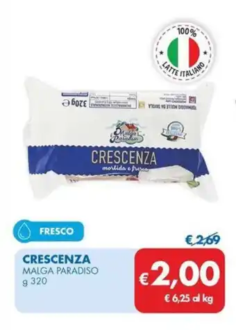 MD Discount CRESCENZA MALGA PARADISO g 320 offerta