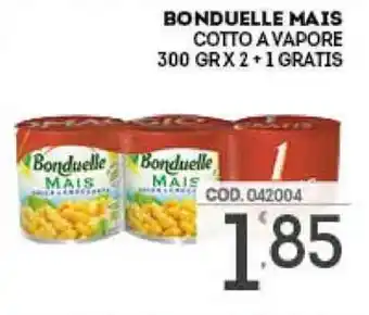Eurocash Bonduelle Mais 300gr x 2+1 gratis offerta