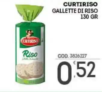 Eurocash Curtiriso Gallette di riso 130gr offerta