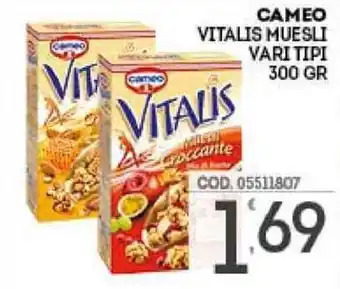 Eurocash Cameo Vitalis Muesli 300gr offerta