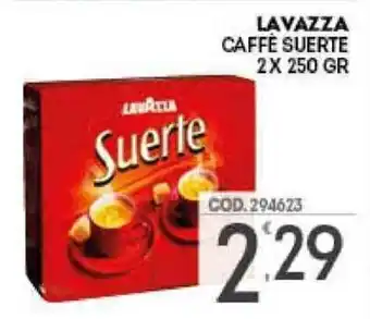 Eurocash Lavazza Caffè Suerte 2x250gr offerta