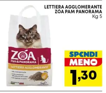 Superstore Pam LETTIERA AGGLOMERANTE ZÓA PAM PANORAMA Kg 5 offerta