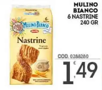 Eurocash Mulino Bianco 6 Nastrine 240gr offerta