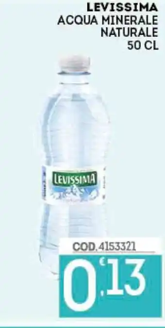 Eurocash Levissima Acqua Minerale Naturale 50cl offerta
